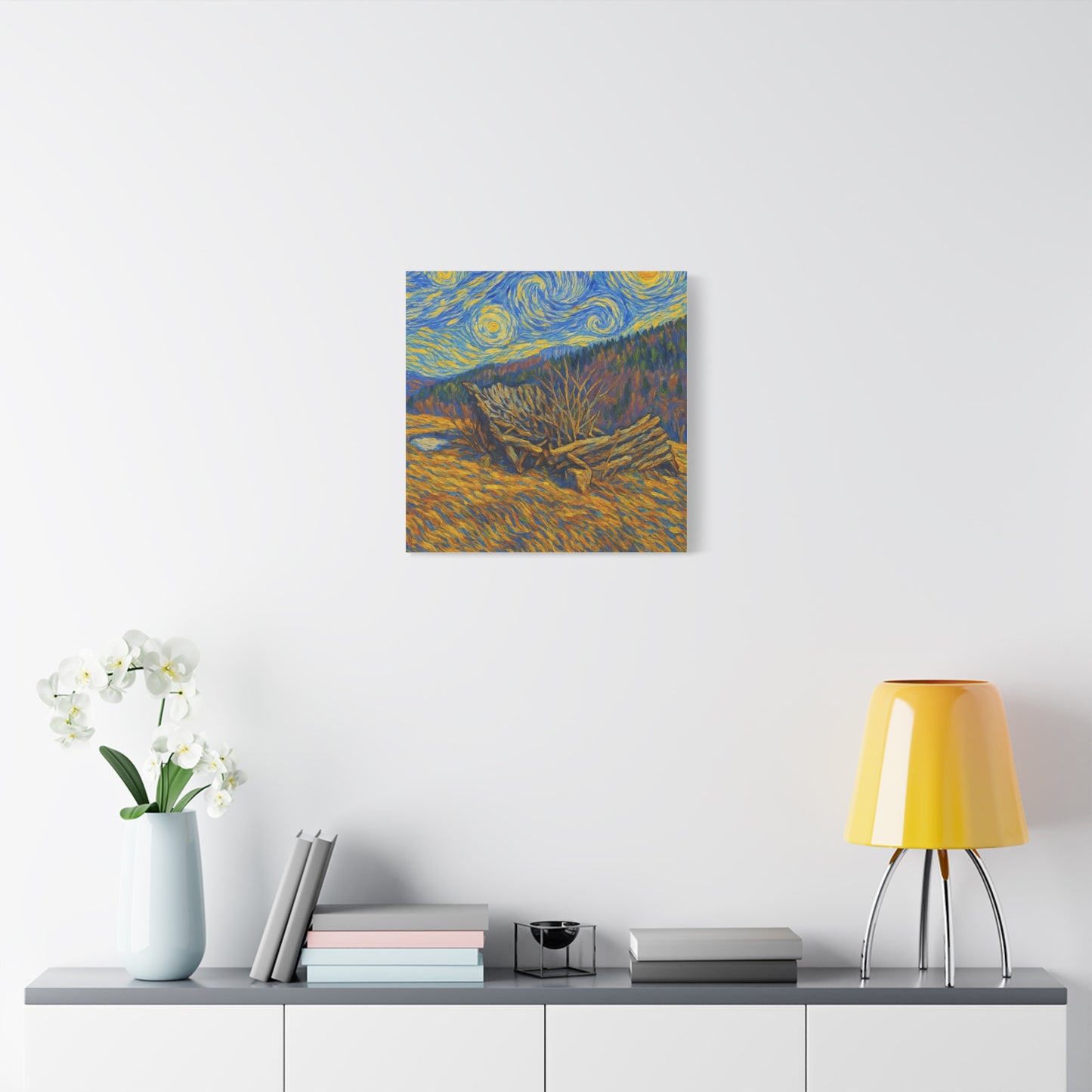 Artistic Van Gogh Style Canvas Wall Art, Nature Inspired Decor, Home Aesthetic, Gift for Art Lovers, Gallery Wall Piece, Living Room Decor, [...] - TRV