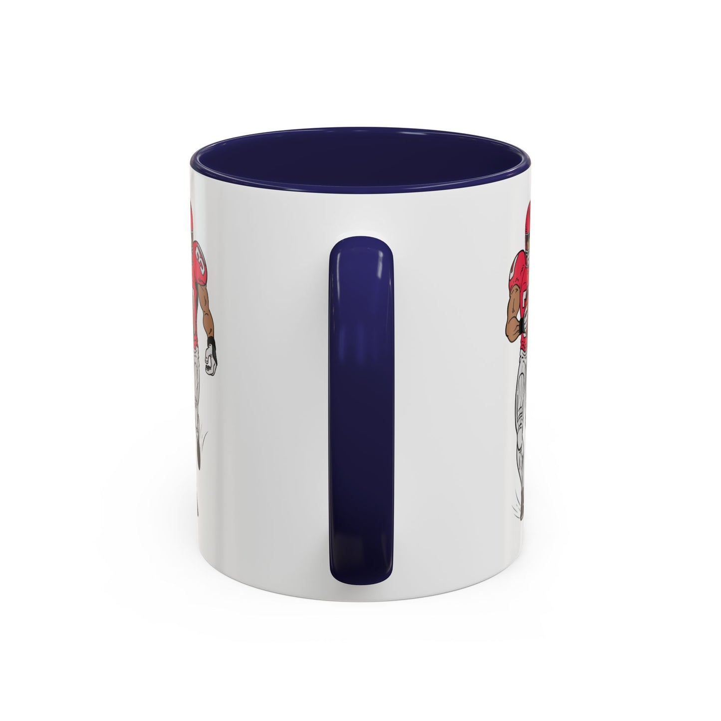 Football Player Coffee Mug, Sports Fan Gift, Motivational Coffee Cup, Game Day Mug, Unique Sports Merchandise