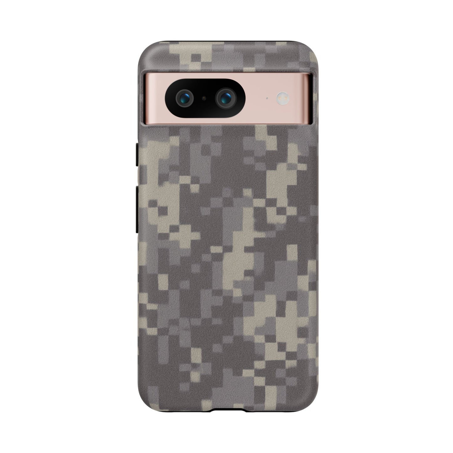 Camouflage tough phone case by Printify with rugged digital camo design, protective cover for smartphones.