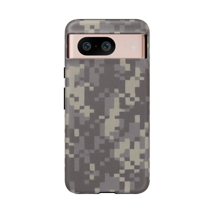 Camouflage tough phone case by Printify with rugged digital camo design, protective cover for smartphones.