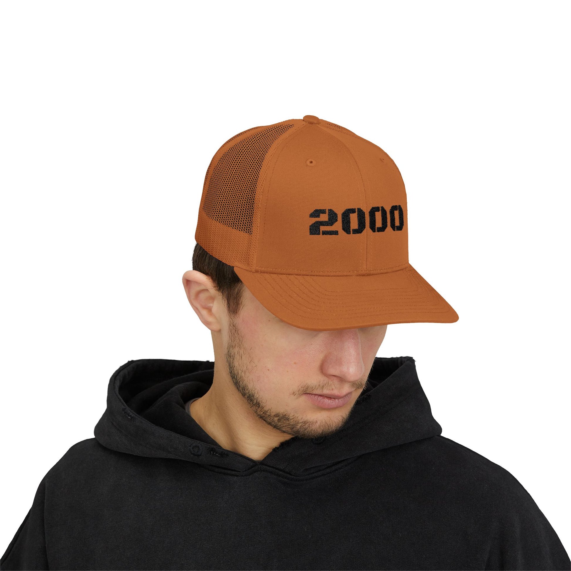 2000 Vintage Snapback Trucker Cap, Retro Baseball Hat, Birthday Gift, Stylish Outdoors Hat, 90s Nostalgia Cap - TRV
