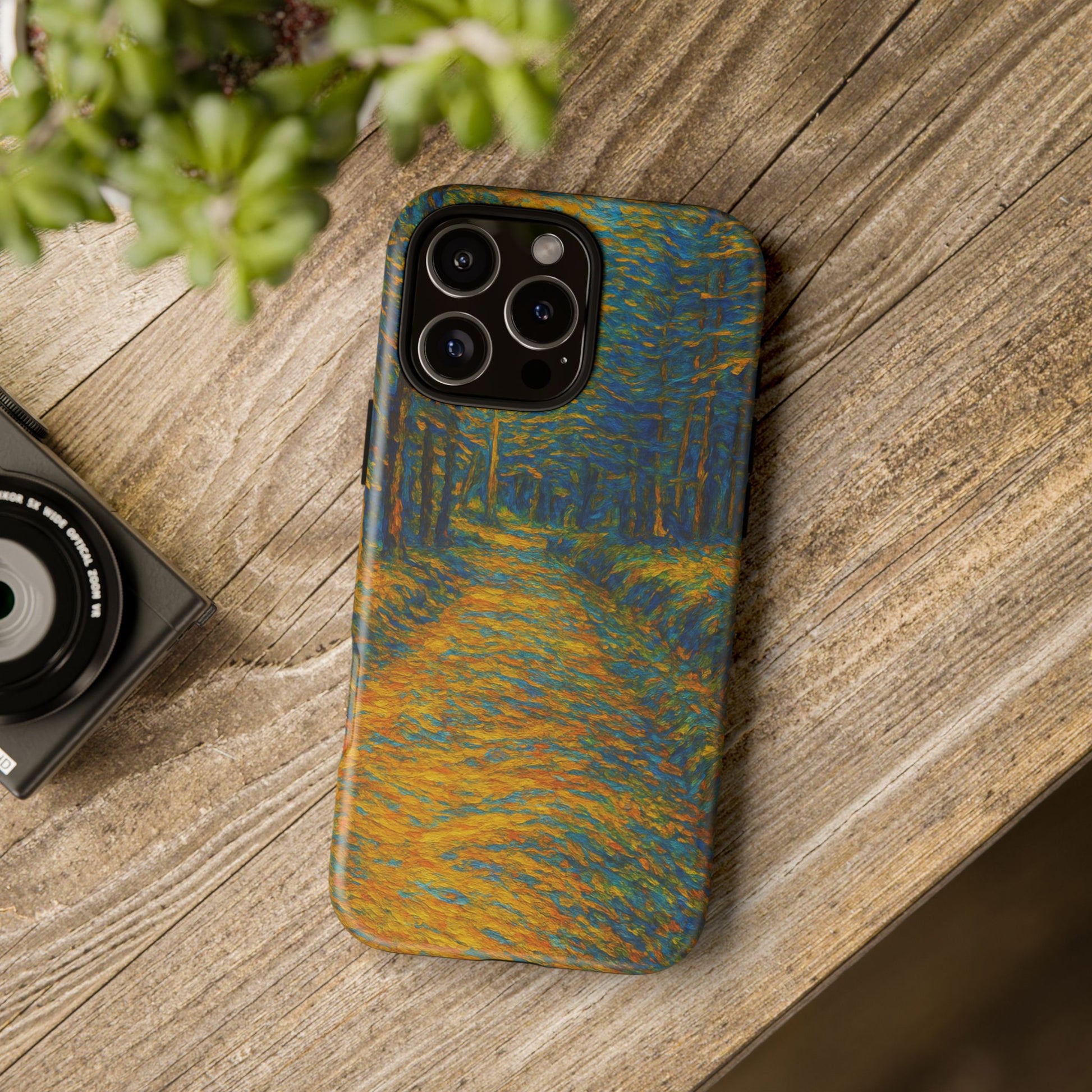 Artistic Phone Case for Nature Lovers, Tough Cases, Vibrant Design, Gift for Friends, Phone Accessories, Unique Artwork - TRV