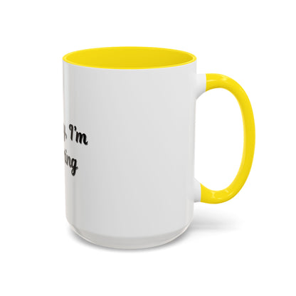 Introvert Coffee Mug - Go Away, I'm Introverting - Black Accent for Relaxing Moments - TRV