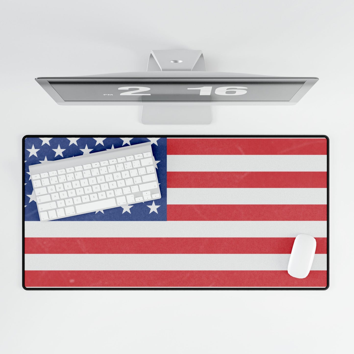 Patriotic Desk Mat - American Flag Desk Pad, Home Office Decor, Gamer Mat, USA Pride, Independence Day Gift