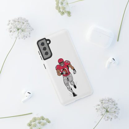 Football Player Tough Case, Sports Phone Cover, Athlete Gift, Tough Phone Case, Fall Sports, Football Lover's Accessory - TRV
