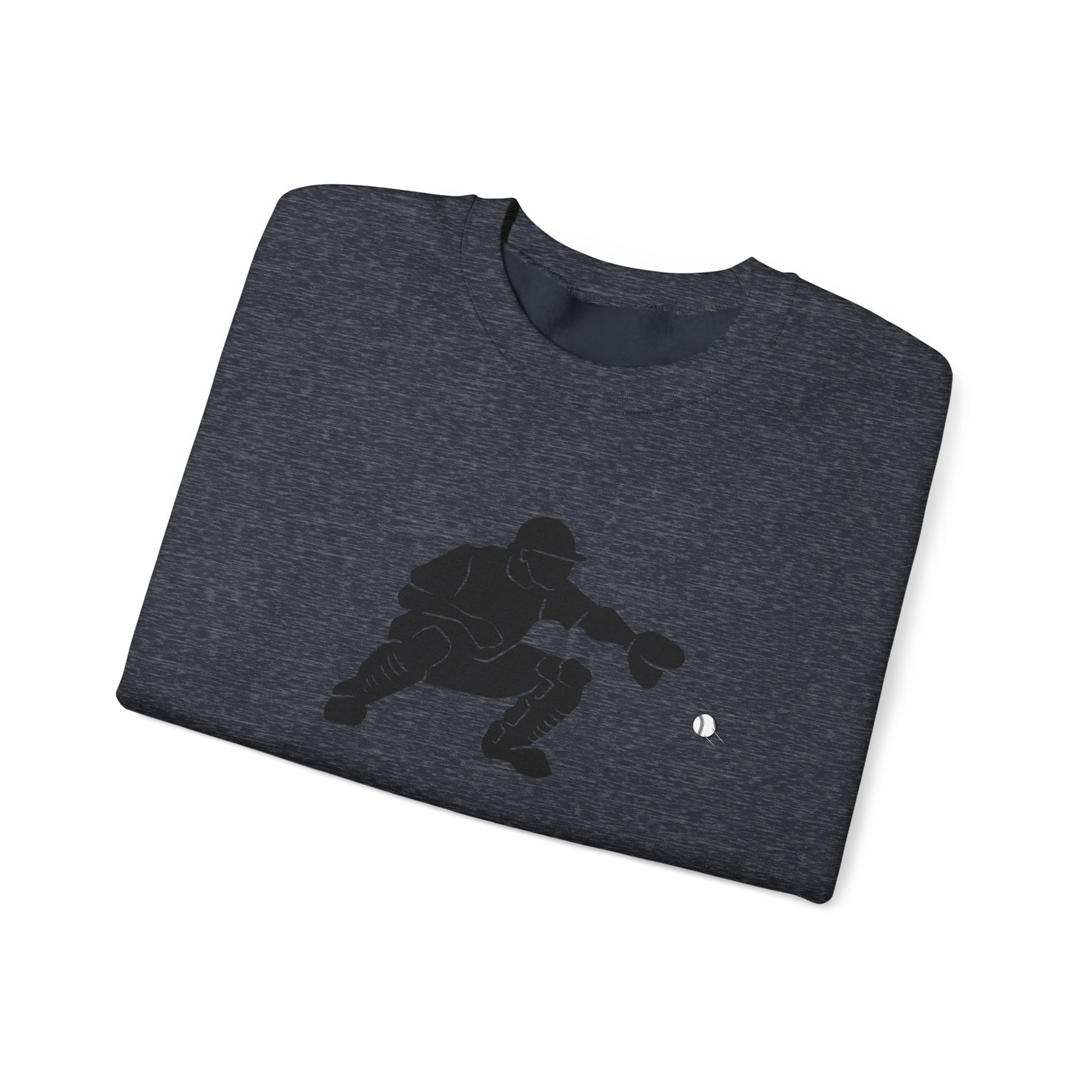 Baseball Catcher Crewneck Sweatshirt | Unisex Sports Apparel | Perfect for Game Days, Gifts, and Casual Wear | Baseball Lover's Gift - TRV