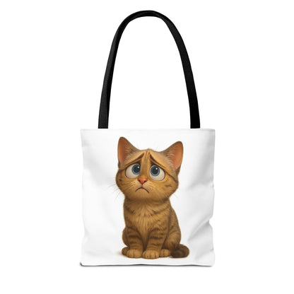 Cute Cat Tote Bag, Animal Lover Gift, Shopping Tote, Reusable Bag, Cute Merchandise, Eco-Friendly Gift - TRV