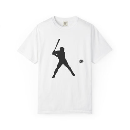 Unisex Baseball Silhouette Tee, Casual Wear, Sports Fan Apparel, Gift for Athletes, Summer Outing Outfit, Soft Cotton Shirt