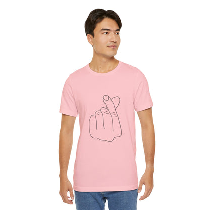 Minimalist Hand Sign Unisex Tee | Casual Everyday Wear | Perfect for Gift Givers