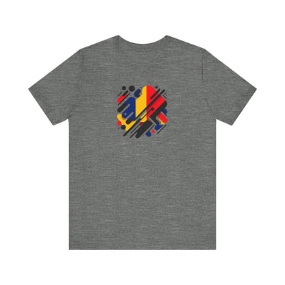 Artistic Heart Unisex Jersey Tee - Vibrant Graphic Tee, Casual Wear, Gift for Art Lovers, Birthday Surprise, Everyday Comfort - TRV