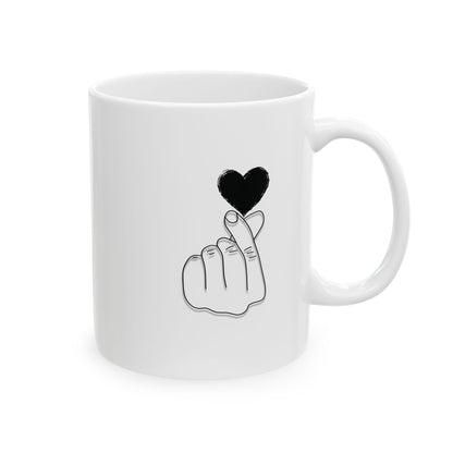 Heartwarming Ceramic Mug for Coffee Lovers - 11oz & 15oz