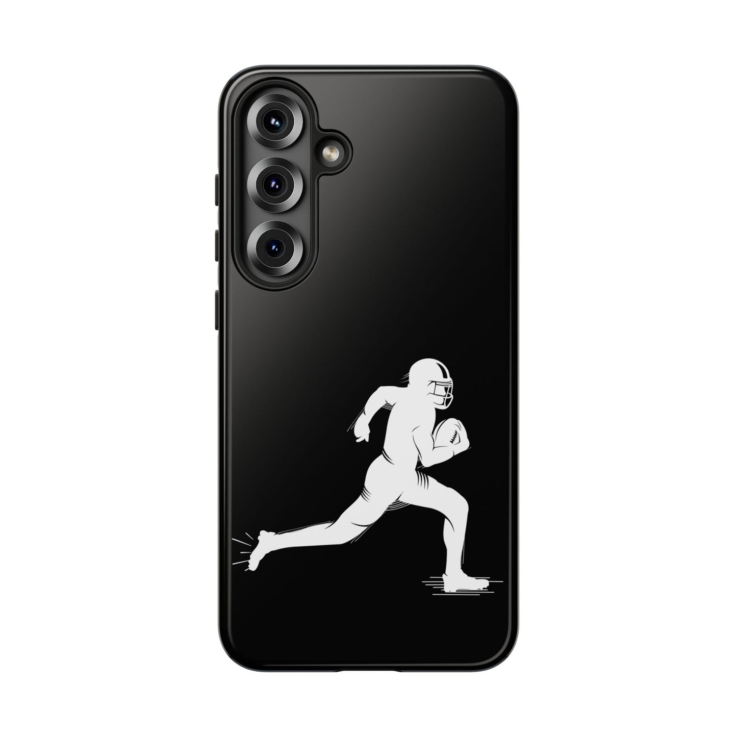 Football Player Phone Case, Tough Cases, Sports Phone Cover, Gift for Athletes, iPhone & Samsung Accessories, Running Player Design - TRV