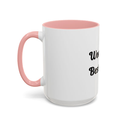 World's Best Dad Accent Coffee Mug - Perfect Gift for Father's Day - TRV