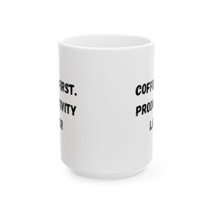 Inspiring Ceramic Coffee Mug - 11oz & 15oz - Perfect for Creativity & Motivation Lovers - TRV
