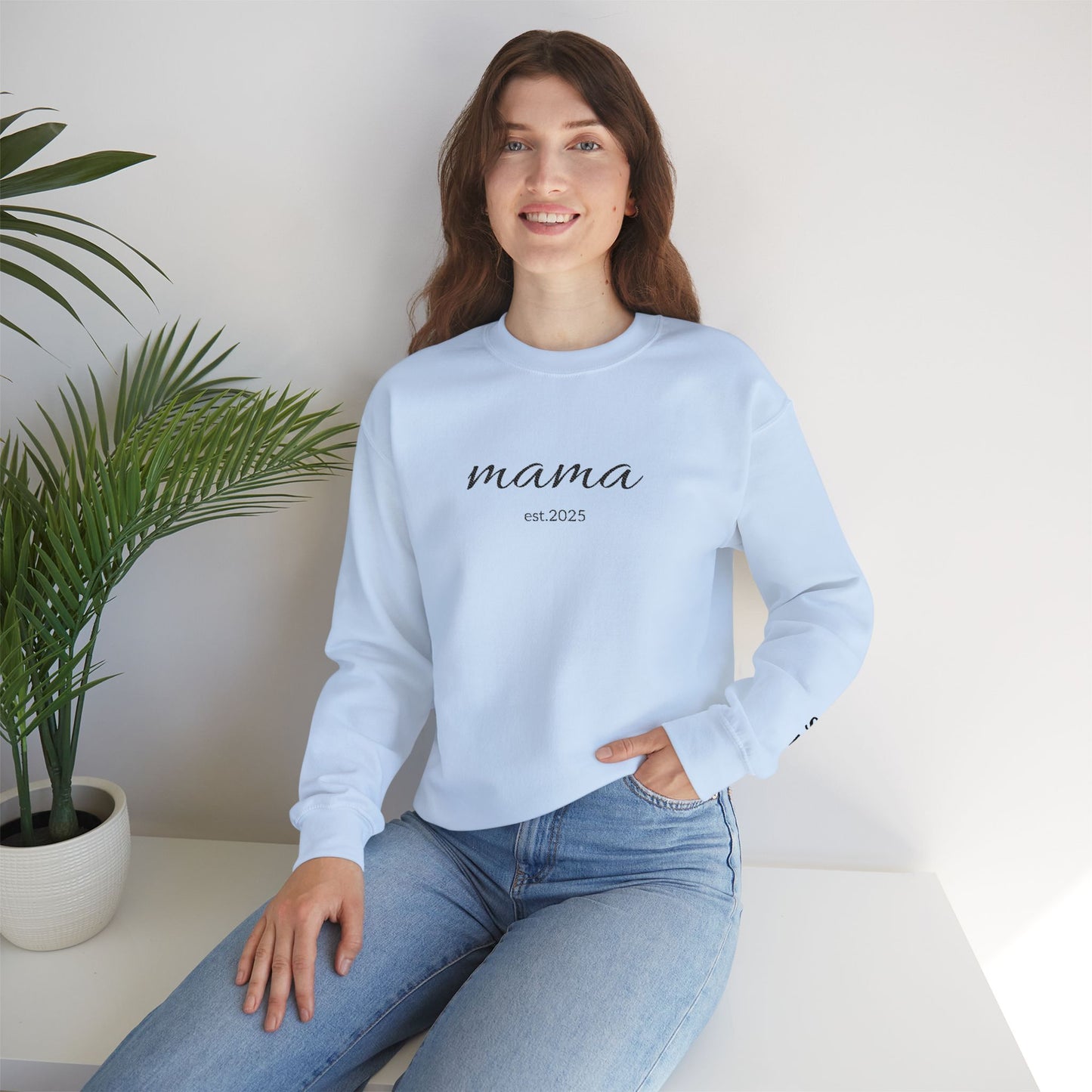mama sweatshirt | simple script mom pullover - TRV