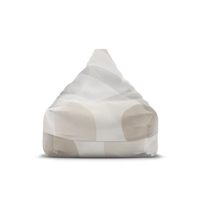 Neutral Geometric Pattern Bean Bag