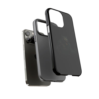 Werewolf Phone Case, Tough Cases, Black Panther Design, Gift for Animal Lovers, Phone Accessories, Fierce Phone Protection - TRV