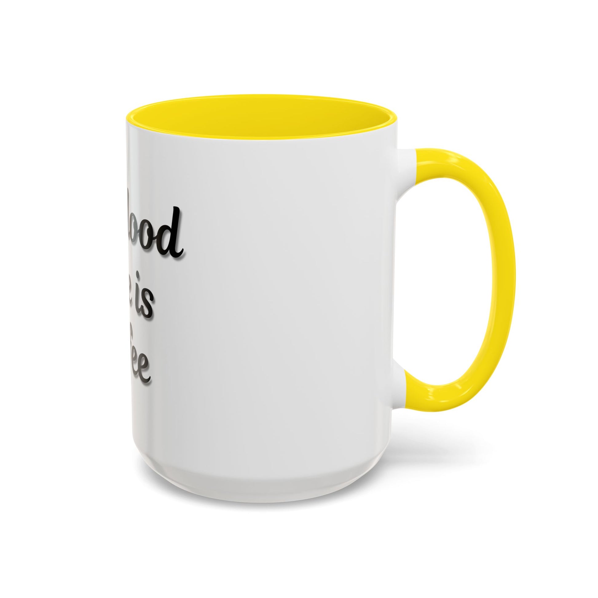 My Blood Type is Coffee Accent Mug - Perfect Gift for Coffee Lovers - TRV