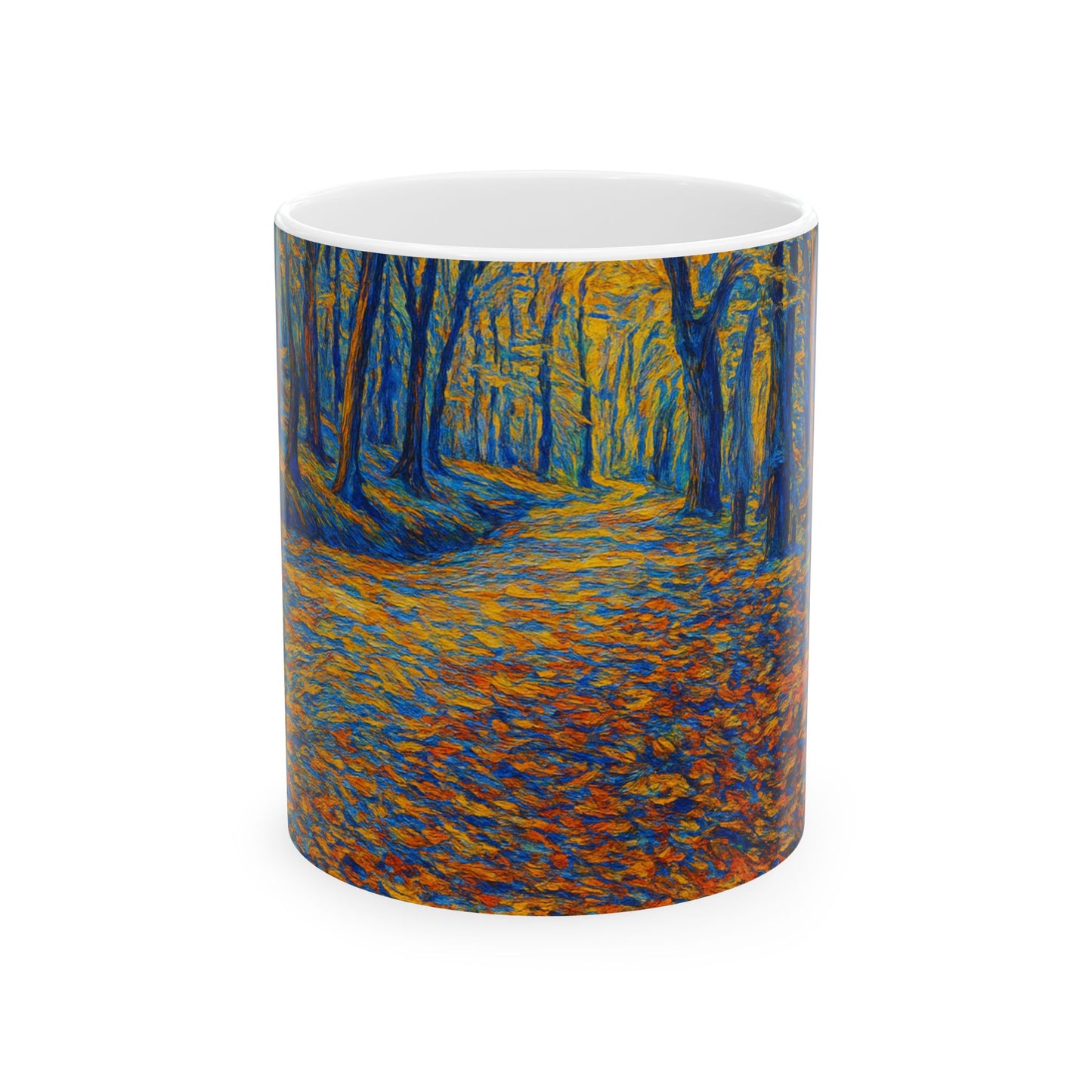 Colorful Abstract Pathway Ceramic Mug - TRV
