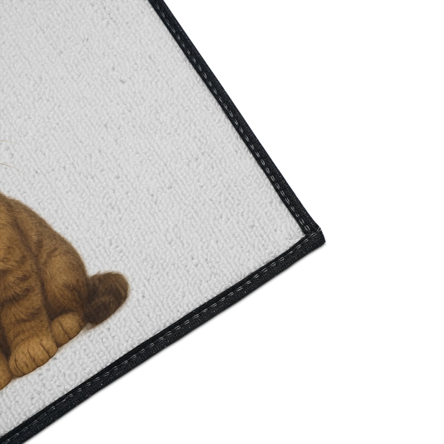 Heavy-duty cat-themed floor mat featuring a cute cat design, ideal as a fun gift for cat lovers.