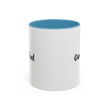 Printify Gamer Fuel coffee mug with black accent, 11oz or 15oz, featuring bold gamer-themed design on ceramic mug.