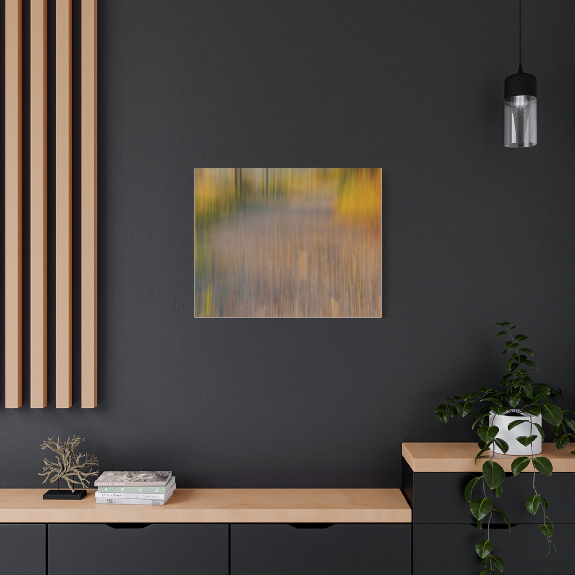 Abstract Landscape Canvas Art - 1.25" Stretched Wall Decor - TRV