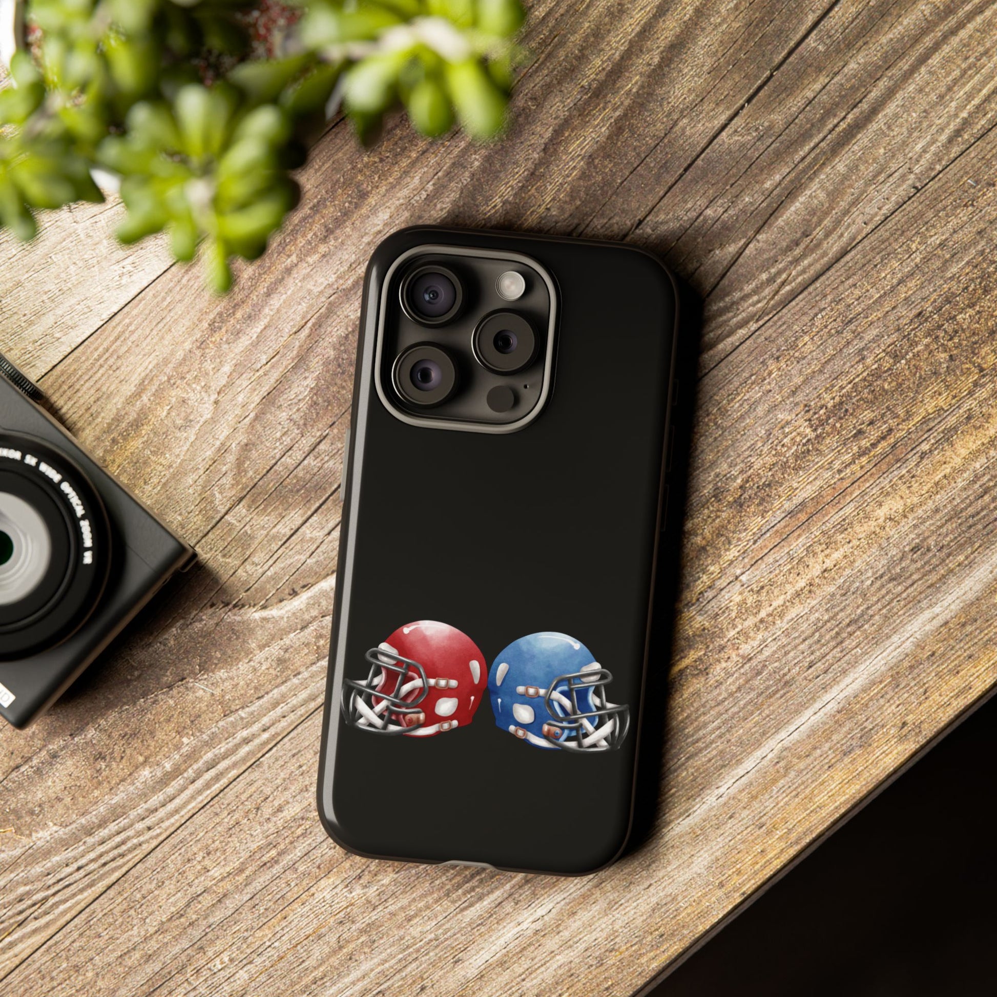 Football Helmet Phone Case, Tough Cases for Sports Fans, Gifts for Gamers, Durable Phone Cover, Unique Tech Accessories - TRV