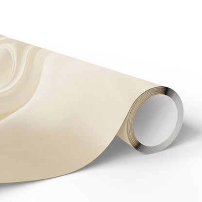 Elegant Cream Marble Wrapping Paper Roll