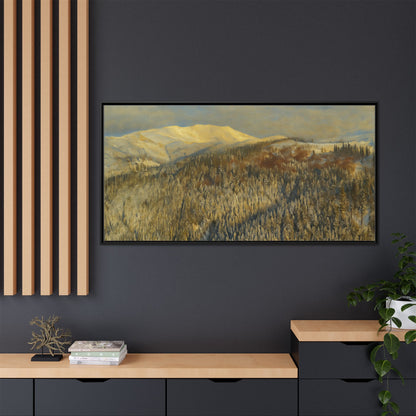 Framed Mountain Canvas Art, Perfect for Home Decor, Nature Wall Art, Gift for Nature Lovers, Cozy Atmosphere - TRV