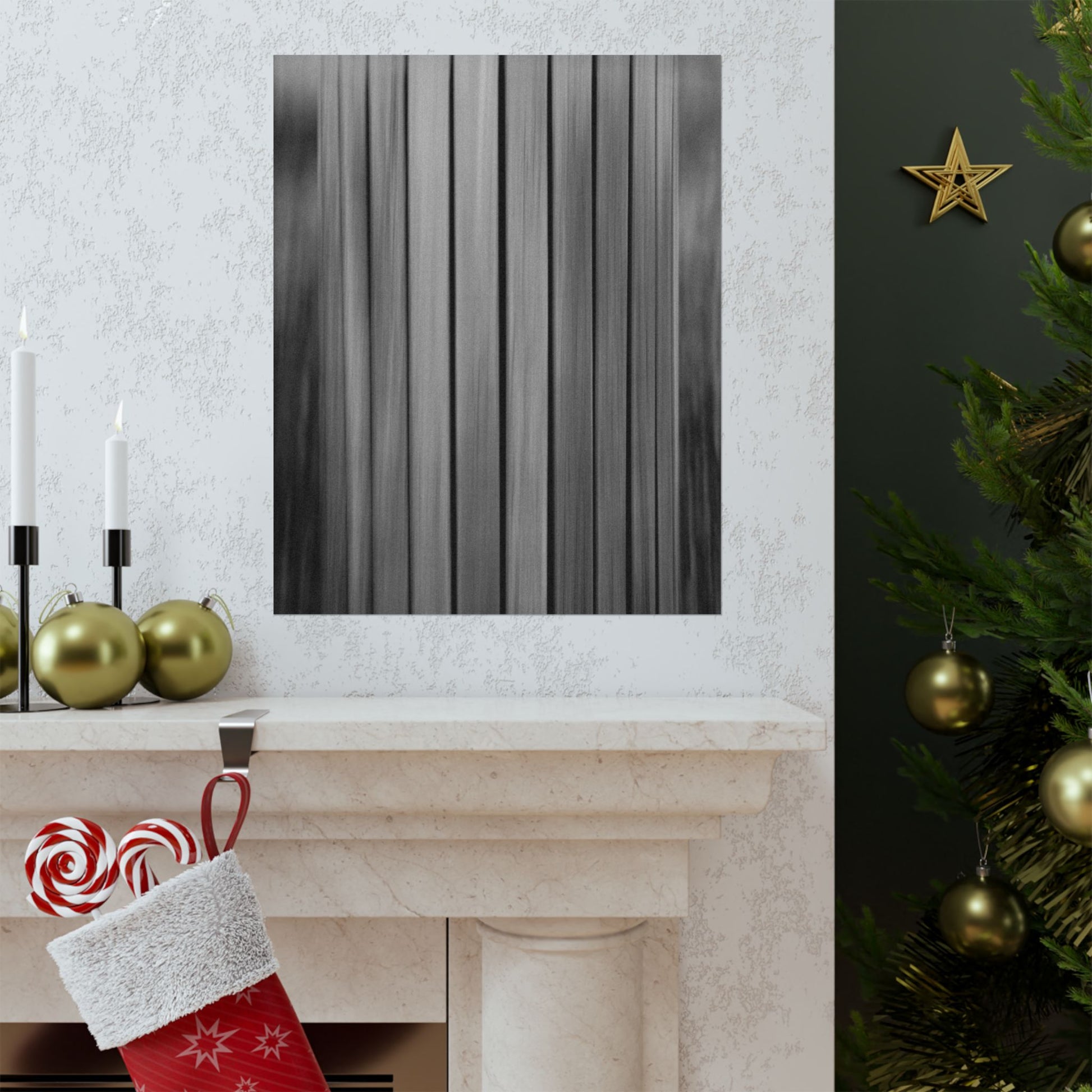 Elegant Matte Vertical Posters, Minimalist Wall Art, Modern Home Decor, Aesthetic Gift, Black and White Print - TRV