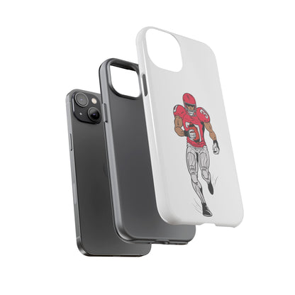 Football Player Tough Case, Sports Phone Cover, Athlete Gift, Tough Phone Case, Fall Sports, Football Lover's Accessory - TRV