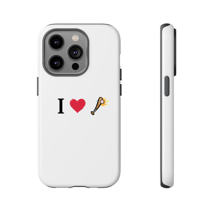 I Love Baseball Vibe Phone Case - Tough Cases for Sports Lovers, Gifts for Athletes, Fun Accessories, iPhone and Android Compatible - TRV
