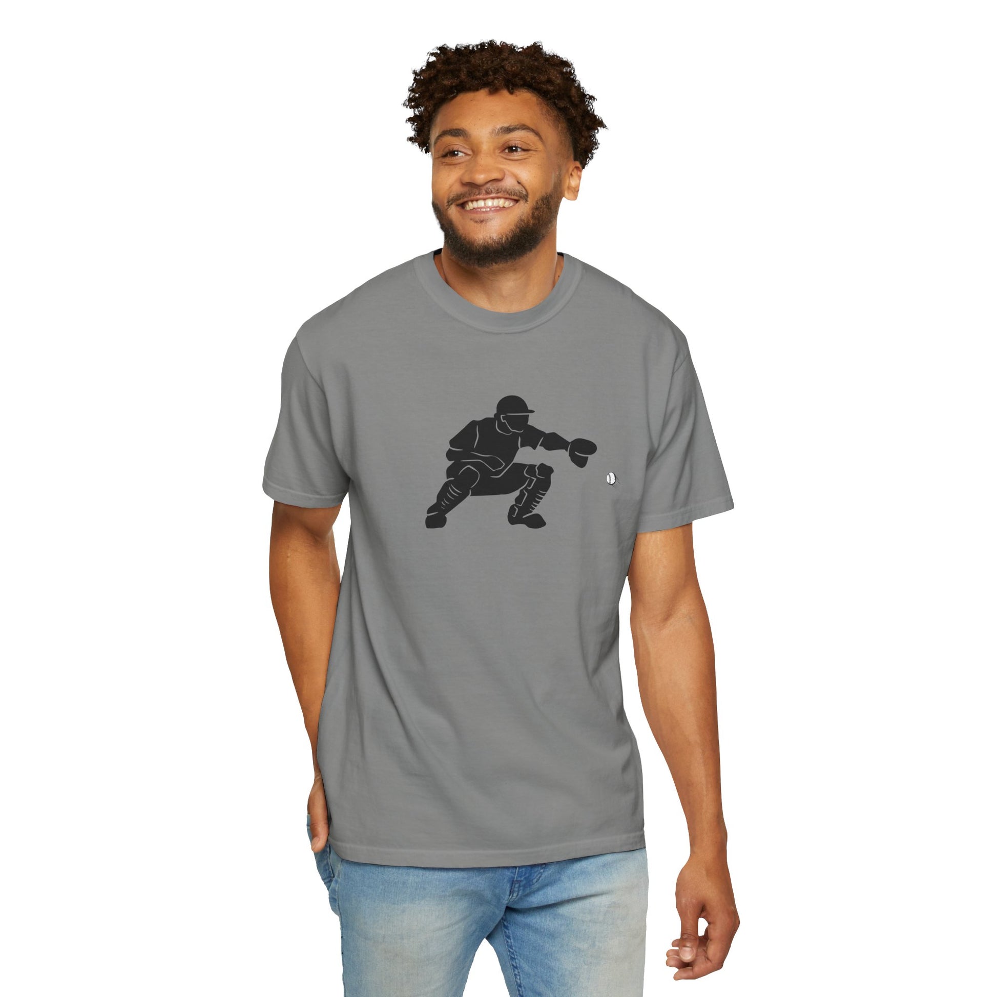 Stylish Unisex Baseball Catcher T-Shirt with Catcher Design, Sports Tee, Baseball Fan Gift, Athletic Apparel, Gift for Him/Her - TRV