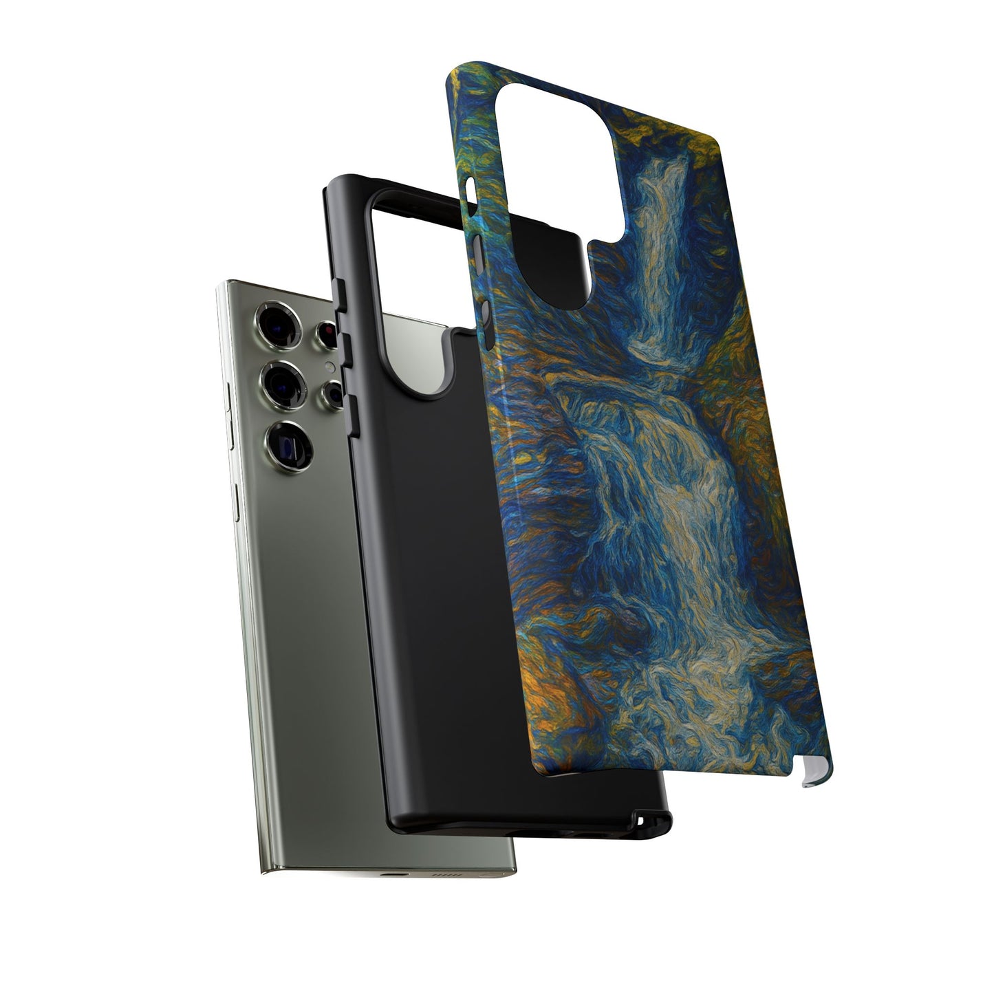 Artistic Phone Case - Waterfall Design, Unique Gift, Phone Accessory, Nature Lover, Original Artwork - TRV