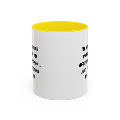 Funny Coffee Mug for Night Owls, I'm Not a Morning Person Mug, Gift for Coffee Lovers, Unique Drinkware, Humor Mug