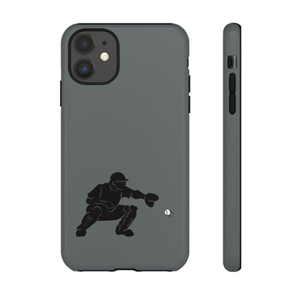 Printify Baseball Catcher phone case, tough protective cover with catcher glove design for iPhone and Android devices.