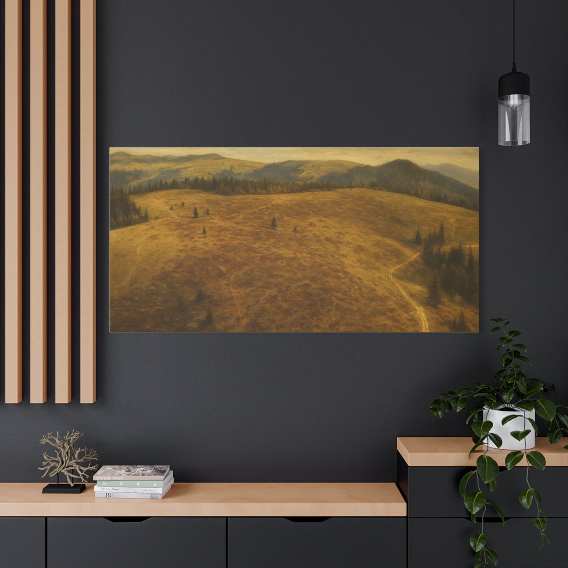 Stretched Canvas Art Print, Landscape Wall Decor, Nature Photography, Rustic Home Decor, Gifting, Earthy Art - TRV