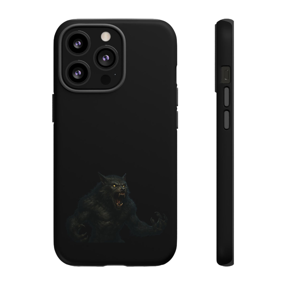 Werewolf Phone Case, dark monster graphic tough protective case - view 7