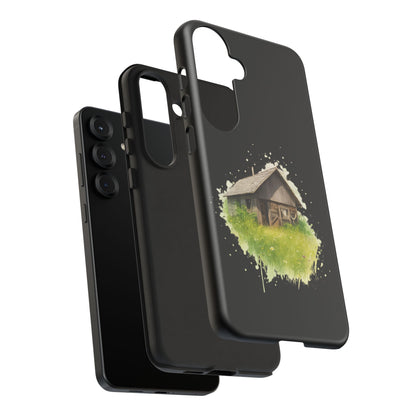 Rustic Farmhouse Phone Case, Cute Cottage Design, Tough Cases for Nature Lovers, Eco-Friendly Gift, Customizable Tech Accessories - TRV