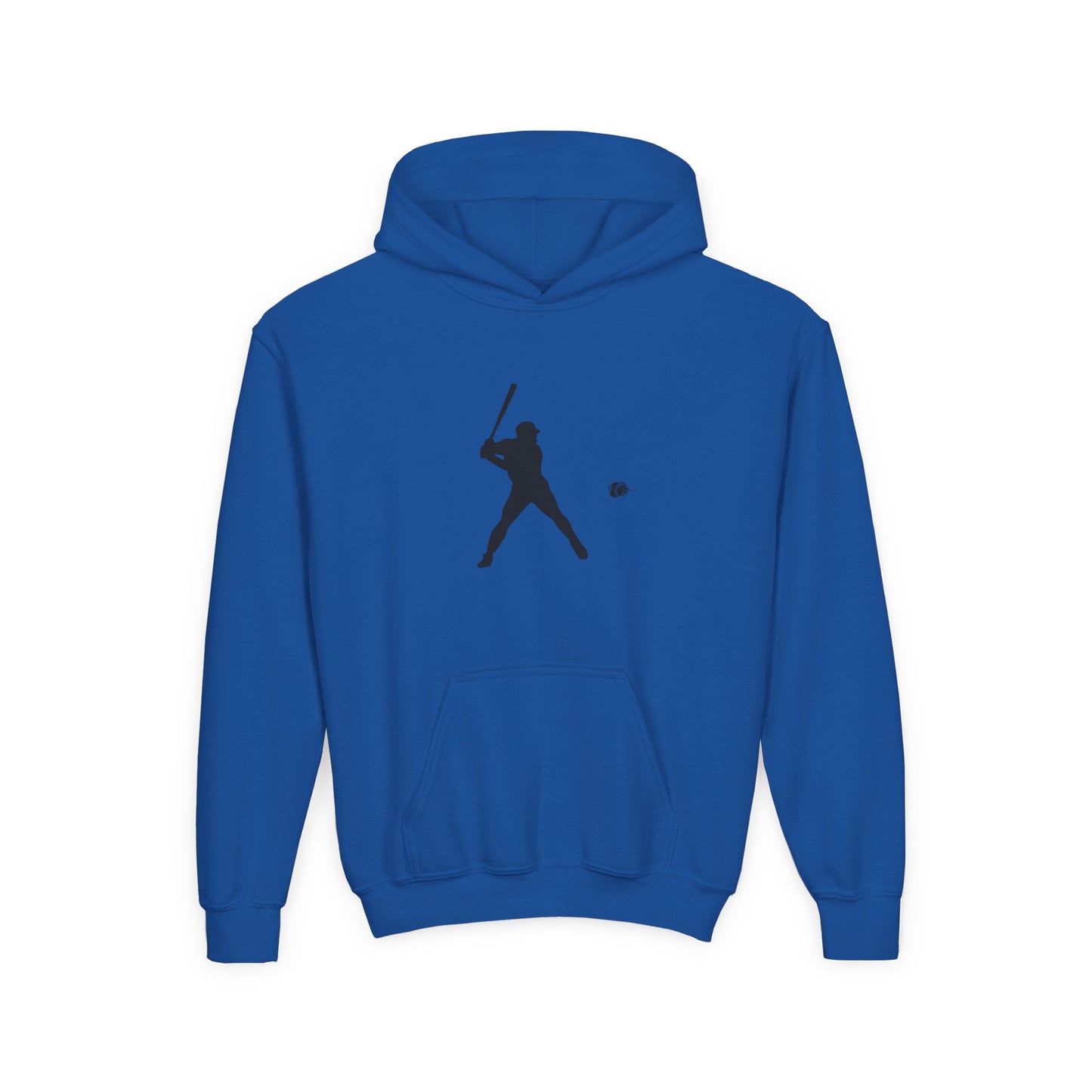 Baseball Themed Youth Hoodie, Sports Sweatshirt, Kids Gift, Youth Apparel, Baseball Fan Gear, Athletic Hoodie
