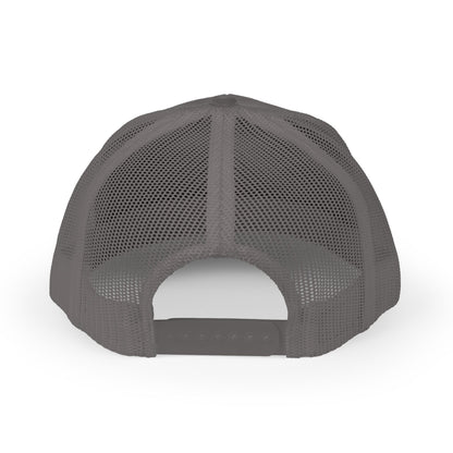 Vintage-style Printify baseball snapback trucker cap with batter silhouette design, adjustable brim, and mesh back for breathability.