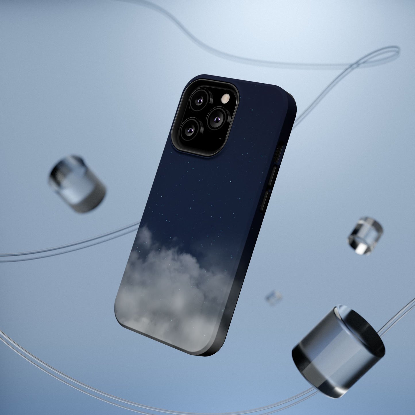 Night Sky Magnetic Impact-Resistant Phone Case — Foggy Cloud Design