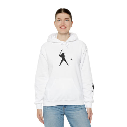 Baseball Themed Unisex Hoodie, Streetwear, Sports Fan Sweatshirt, Gift for Athletes, Casual Wear, Fall Fashion - TRV