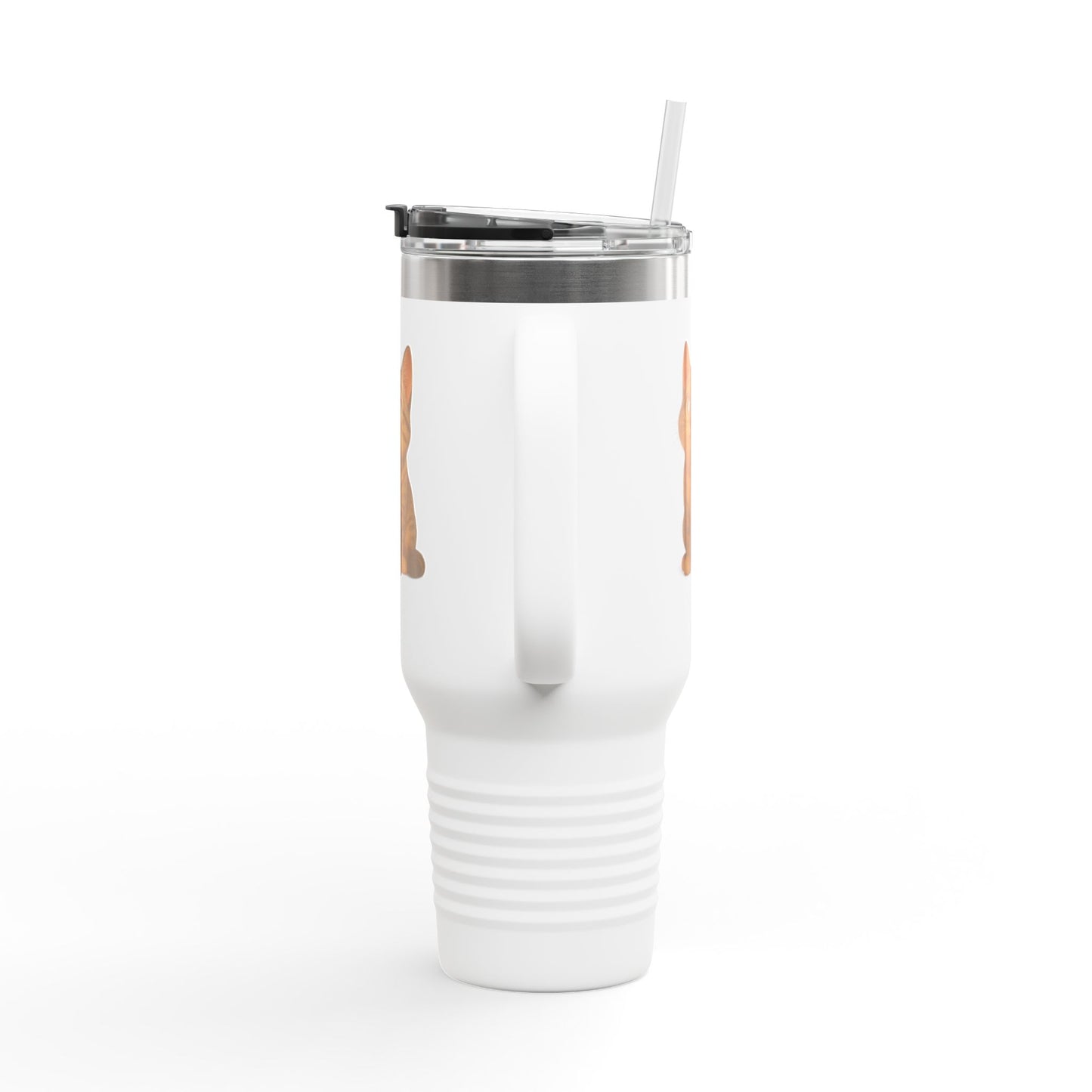 Cute Cat Insulated Travel Mug, Perfect for Pet Lovers, 40oz Coffee Cup, Travel Tumbler, Gift for Cat Lovers, Customizable Mug - TRV
