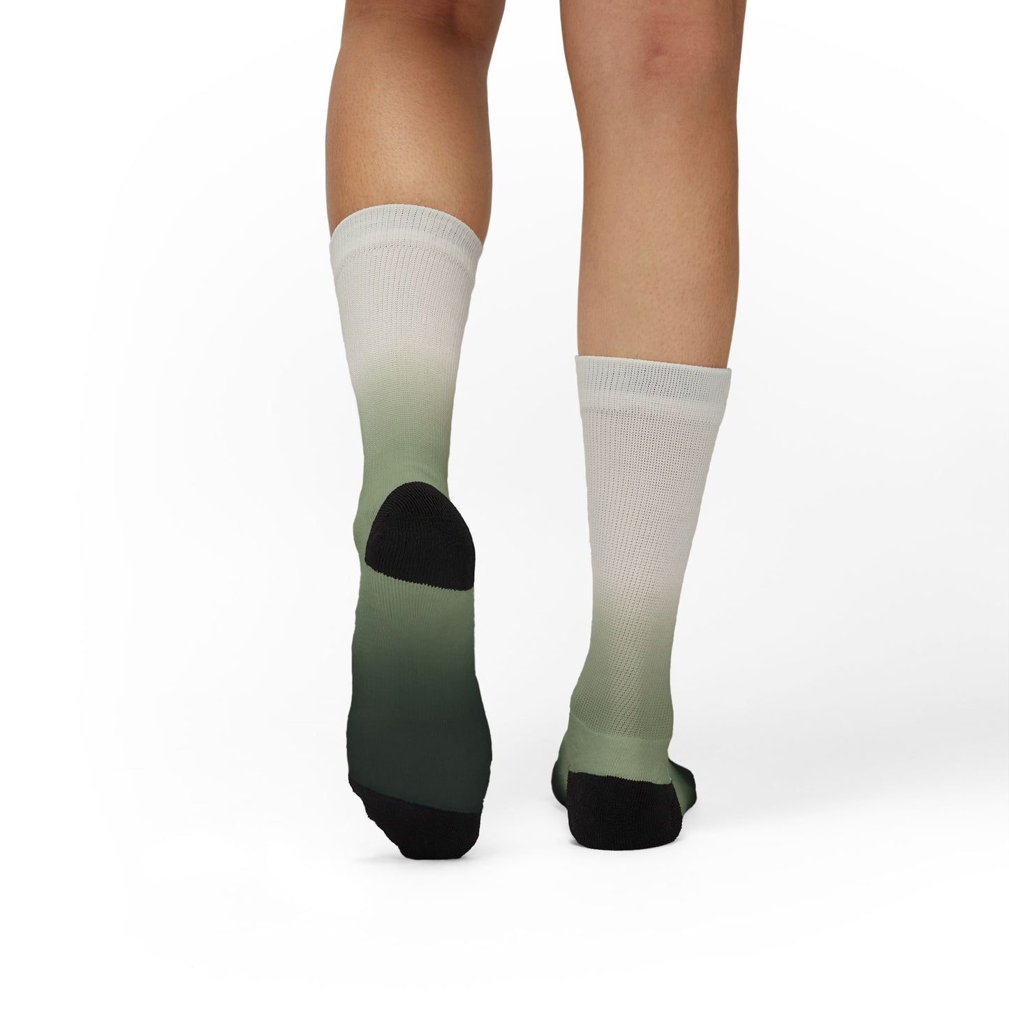 Green Ombre Gradient Socks | Sublimation Socks