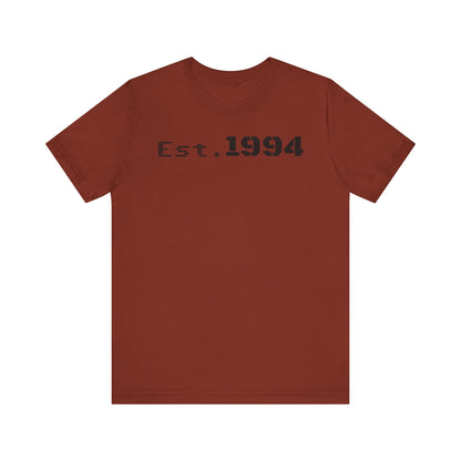 Est. 1994 Unisex Tee, Vintage Birthday Shirt, Nostalgic 90s Apparel, Perfect Gift for 30th Birthday, Casual Daily Wear - TRV