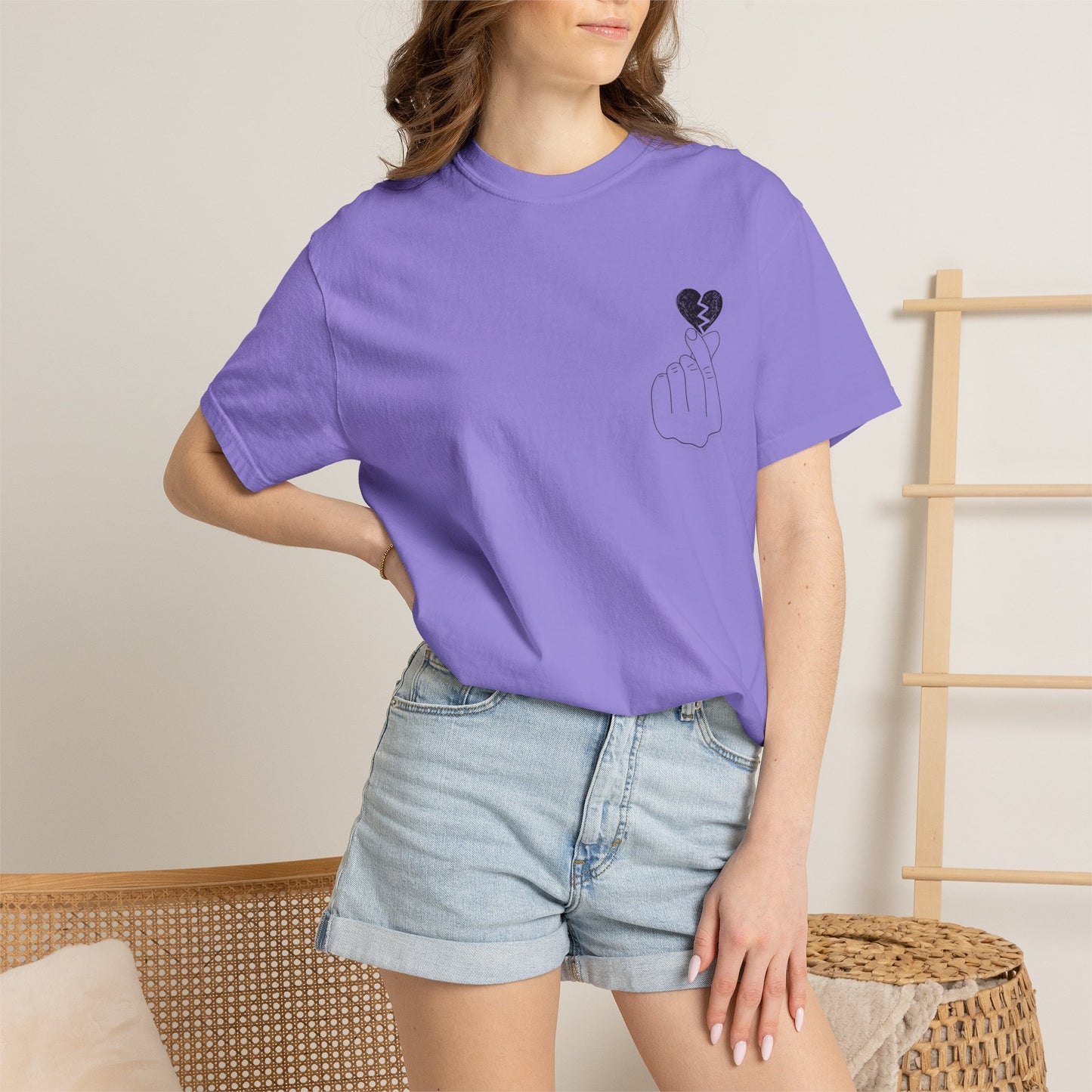 Heartbreak Unisex Garment-Dyed T-Shirt - Trendy Casual Tee for Self-Expression