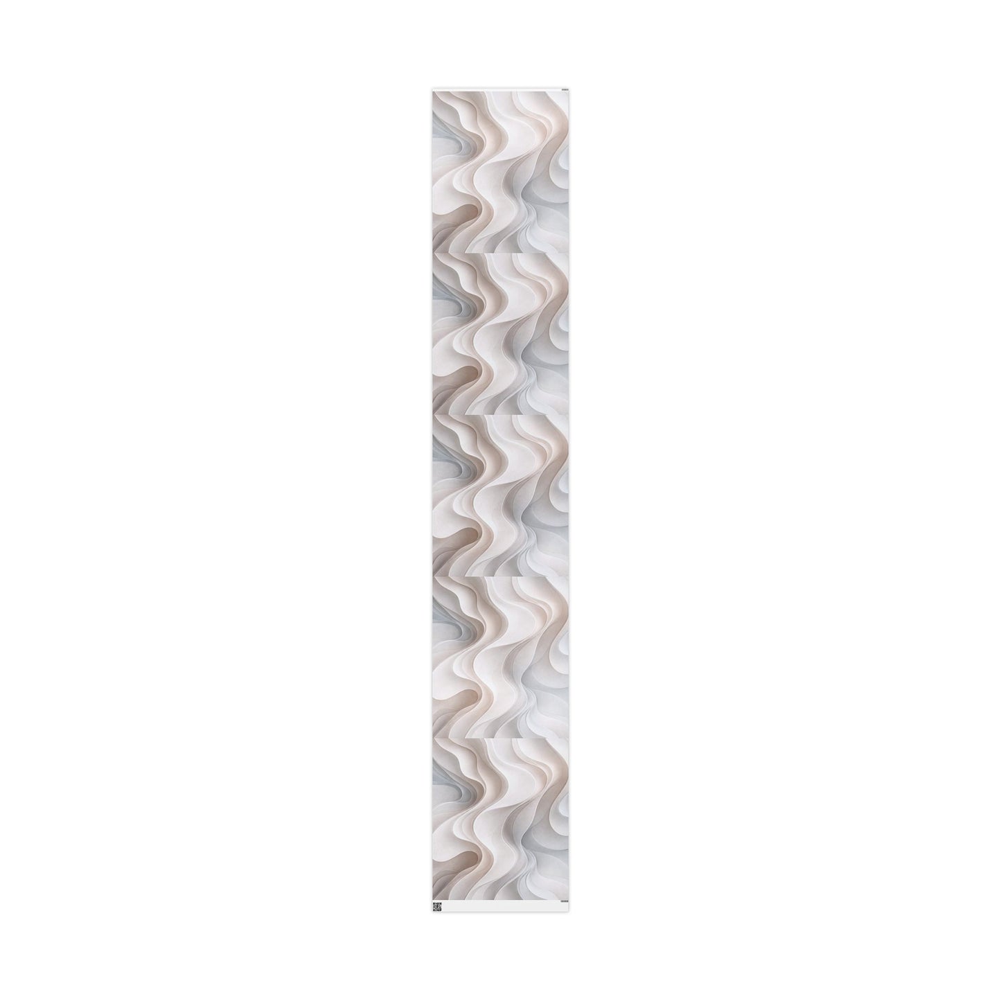 Marble Wave Wrapping Paper Roll — Neutral Abstract Gift Wrap