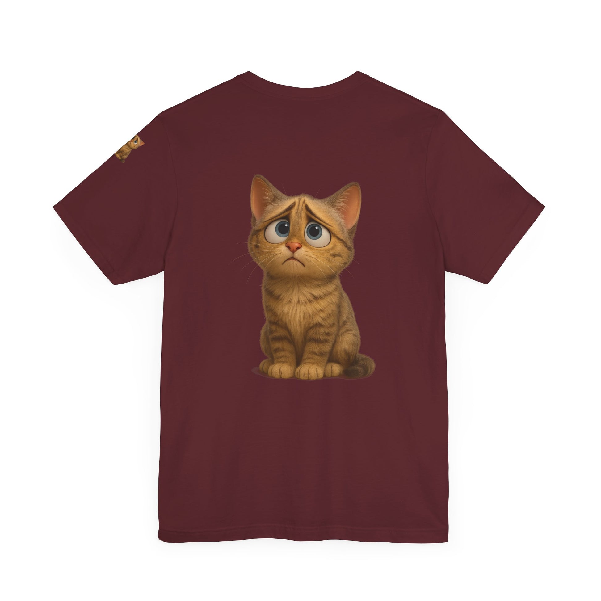 Adorable Cat Graphic Tee, Cute Pet Lover Shirt, Animal Lover Gift, Funny Cat Apparel, Birthday, Christmas, Everyday Use - TRV