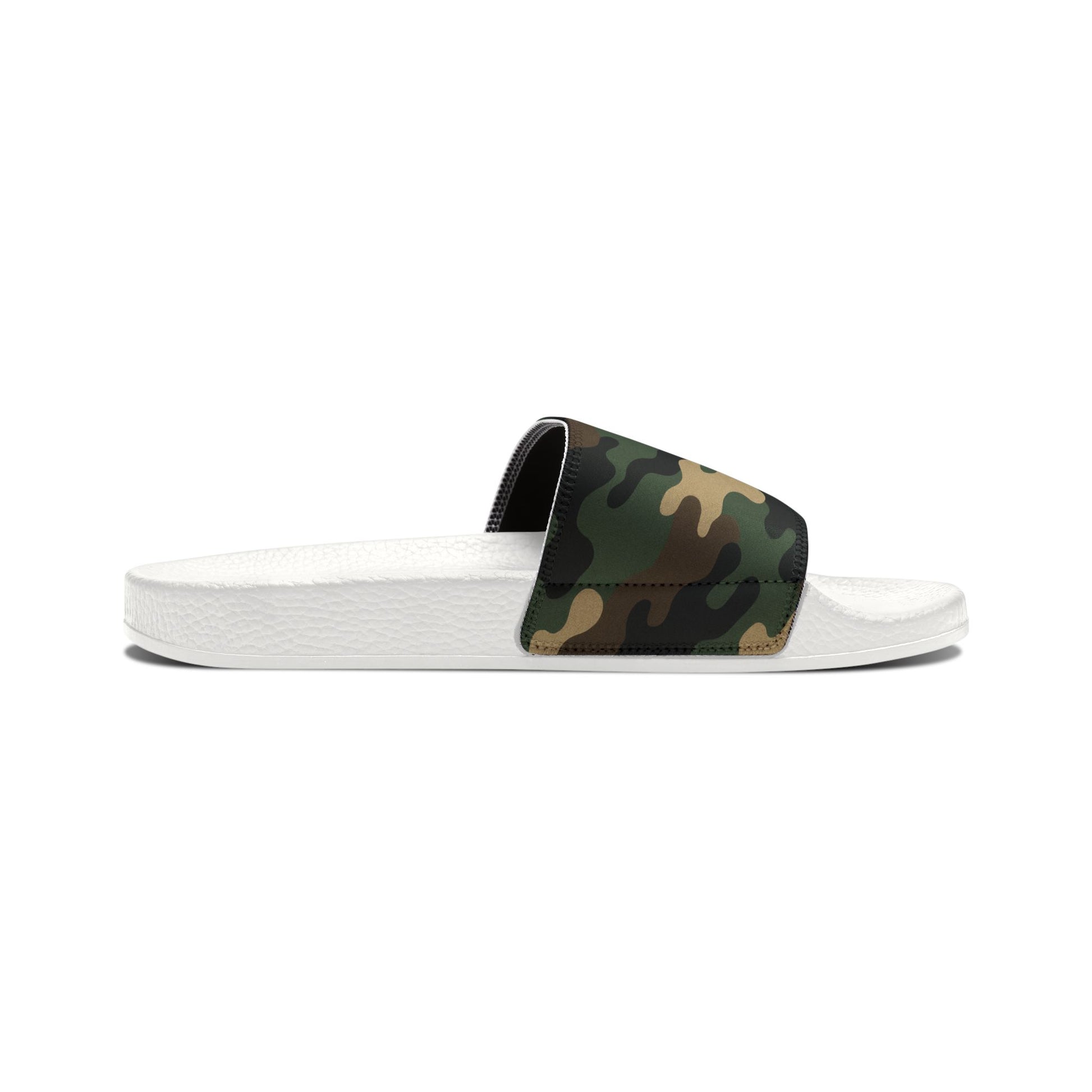 Camouflage Men's Slip-On Sandals | Casual Comfort Footwear for Summer, Beach Days, Outdoor Activities, Gifts for Him, Fashionable Slides - TRV